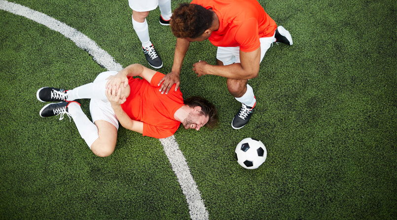 lesões mais comuns em esportes